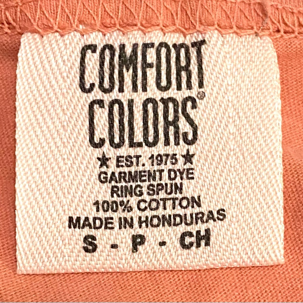 Comfort Colors Womens S Orange Worthy Cotton Tank Top Boho Summer Activewear - Picture 8 of 10